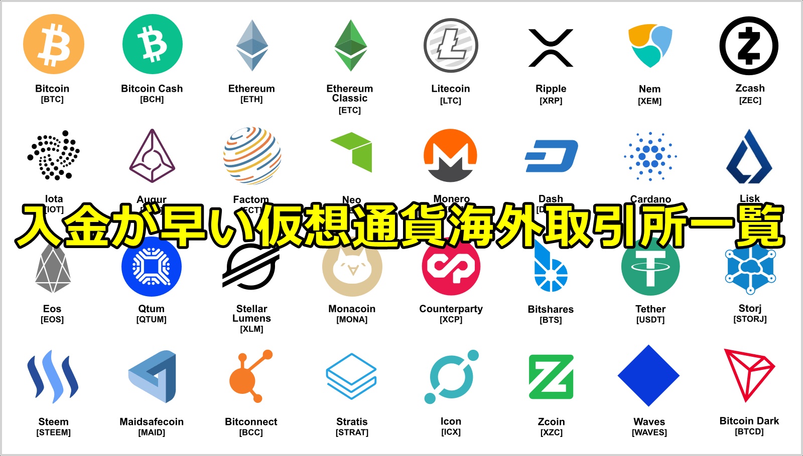 海外仮想通貨取引所
